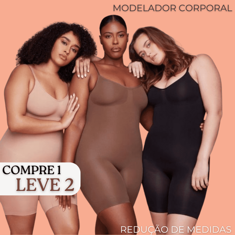 Body Modelador Corporal Belle Comfort - [COMPRE 1 LEVE 2]