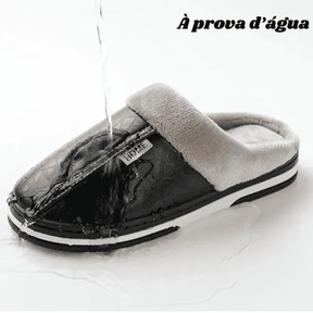 Pantufa Ortopédica de Couro - Interior Peluciado [Antiodor]