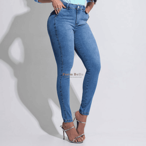 [KIT 2 CALÇAS] BelleJeans | Calça Jeans Modeladora  - Cós Alto que Modela