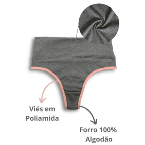 Kit Calcinhas Cintura Alta FitBelle [A Prova de Vazamentos]