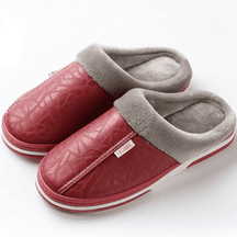Pantufa Ortopédica de Couro - Interior Peluciado [Antiodor]