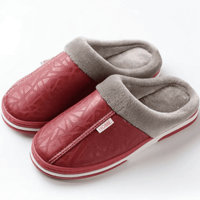 Pantufa Ortopédica de Couro - Interior Peluciado [Antiodor]