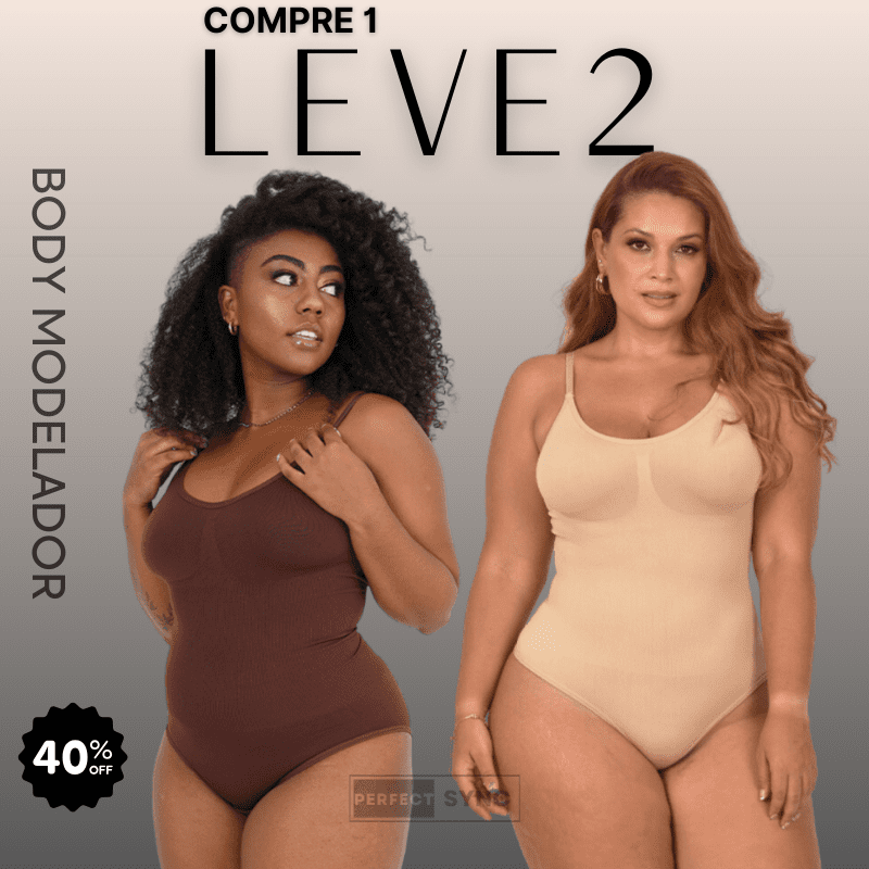 Body Modelador Shape Comfort - Diminui Medidas [COMPRE 1 LEVE 2]