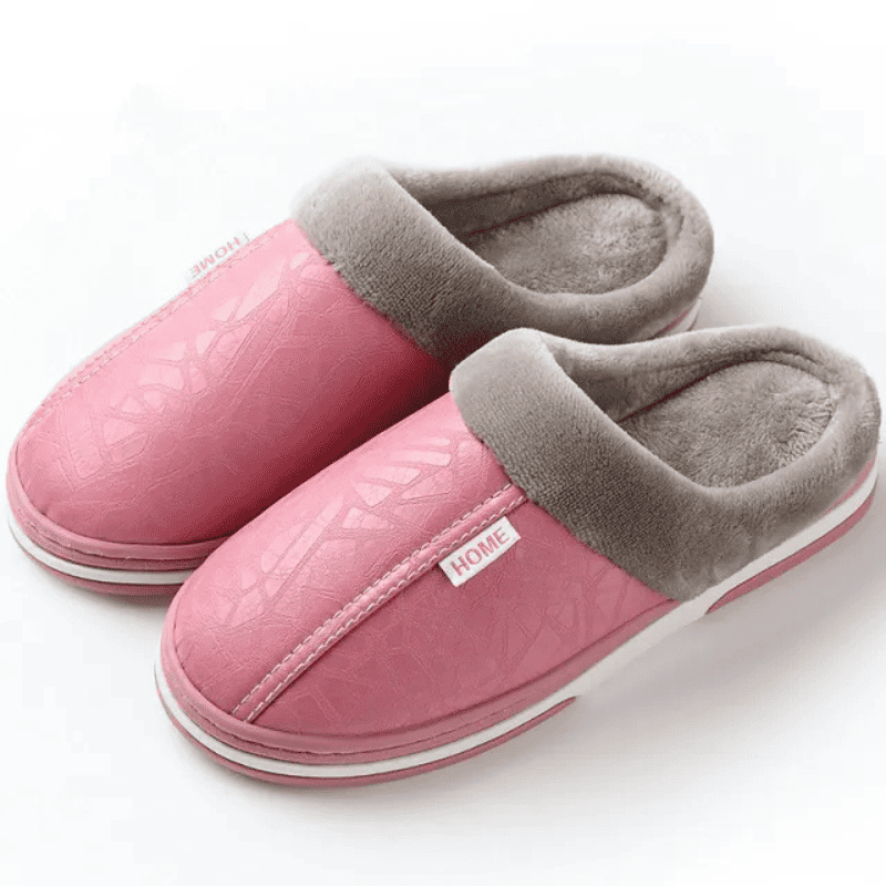 Pantufa Ortopédica de Couro - Interior Peluciado [Antiodor]