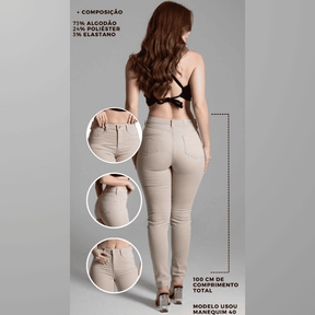 [KIT 2 CALÇAS] BelleJeans | Calça Jeans Modeladora  - Cós Alto que Modela