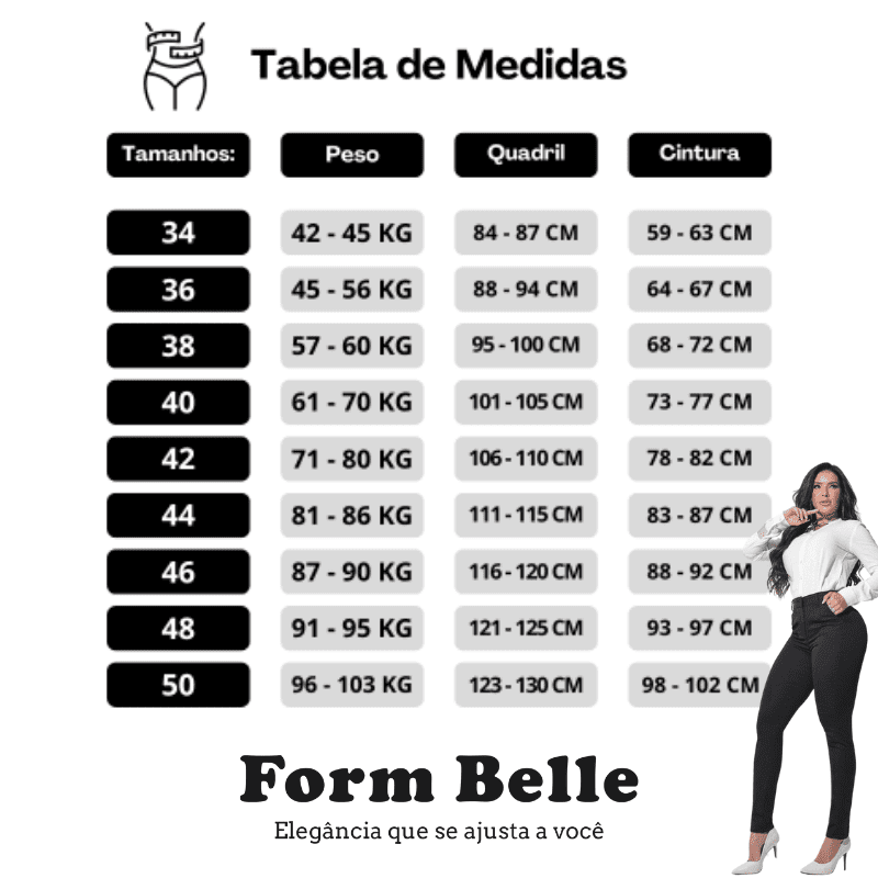 [KIT 2 CALÇAS] BelleJeans | Calça Jeans Modeladora  - Cós Alto que Modela