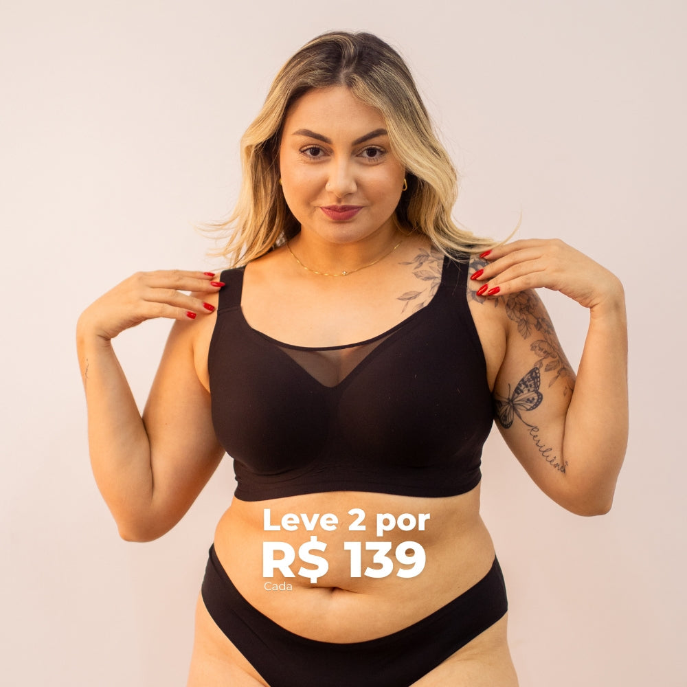Sutiã Belle Compress Modelador - Plus Size