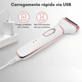Depilador Elétrico 4 em 1 - DermaBelle® + Brindes