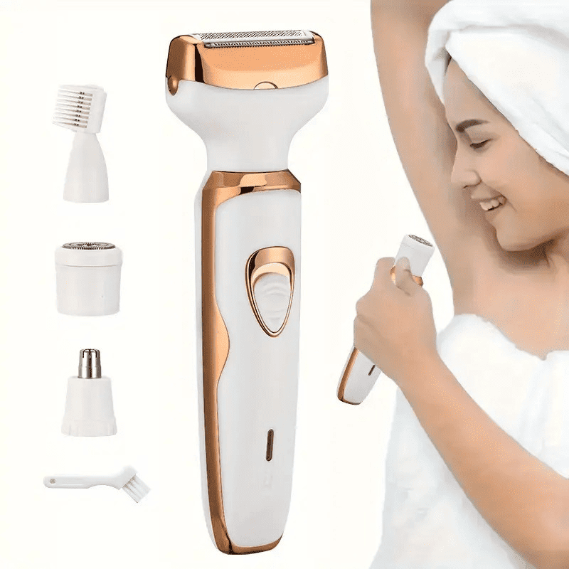 Depilador Elétrico 4 em 1 - DermaBelle® + Brindes