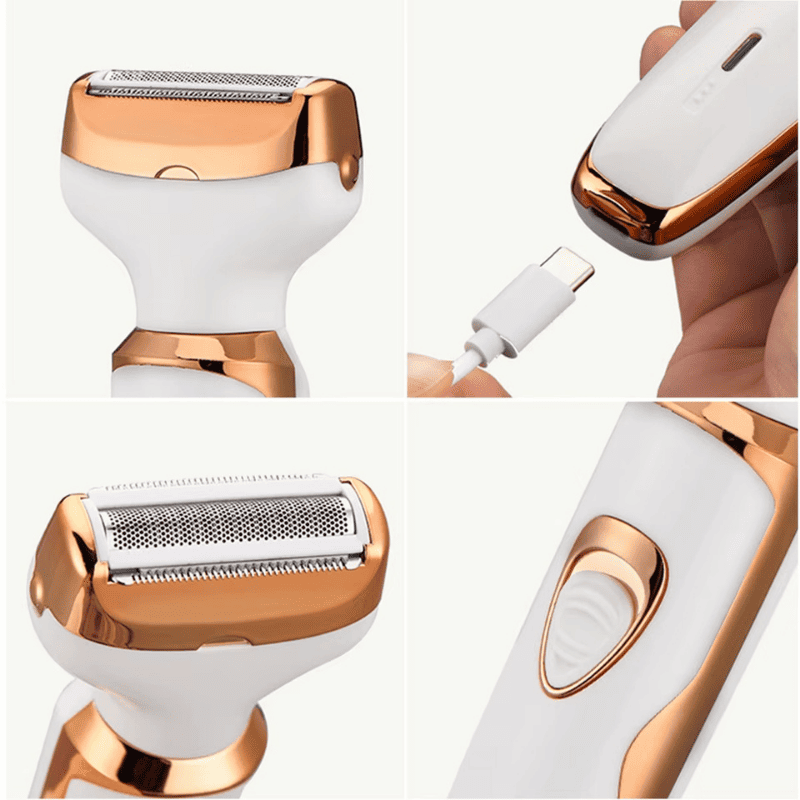 Depilador Elétrico 4 em 1 - DermaBelle® + Brindes