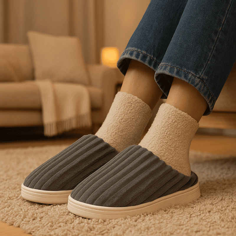 Pantufa Nuvem Ortopédica - Conforto que Abraça Seus Pés!