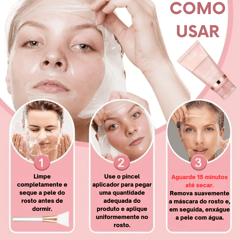 CollageSkin – Máscara Anti-idade com Efeito Lifting