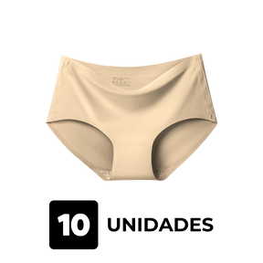 Kit 10 Unidades Calcinha Soft - Corte a Laser Sem Costura