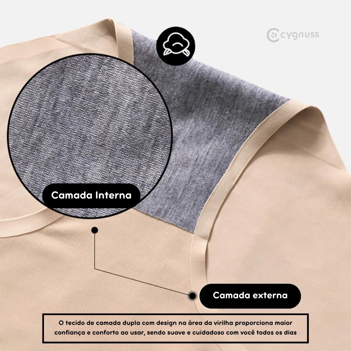 Kit 10 Unidades Calcinha Soft - Corte a Laser Sem Costura