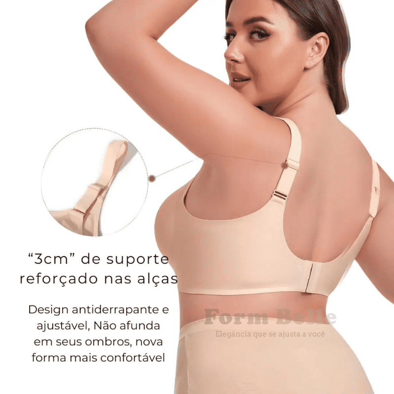 Sutiã Modelador Lux Comfort Sem Costura - Sustentação e Conforto [COMPRE 1 LEVE 2] + BRINDES