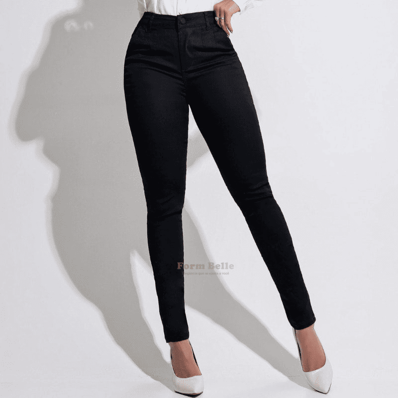 [KIT 2 CALÇAS] BelleJeans | Calça Jeans Modeladora  - Cós Alto que Modela