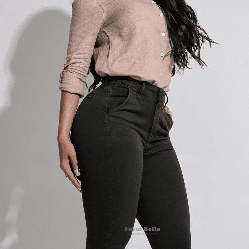 [KIT 2 CALÇAS] BelleJeans | Calça Jeans Modeladora  - Cós Alto que Modela