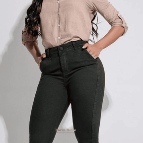 [KIT 2 CALÇAS] BelleJeans | Calça Jeans Modeladora  - Cós Alto que Modela
