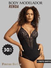Body Modelador de Renda - FormShaper + [BRINDE EXCLUSIVO]