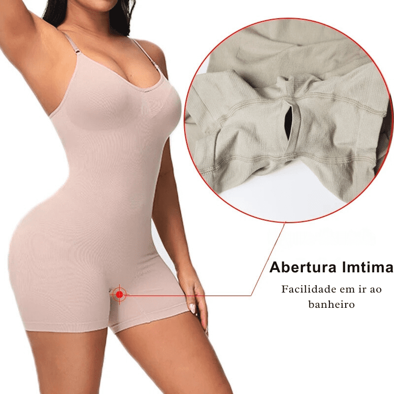Body Modelador Corporal Belle Comfort - [COMPRE 1 LEVE 2]
