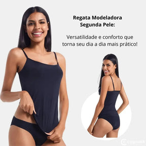 Regata Modeladora Segunda Pele - 3 em 1